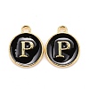 Golden Plated Alloy Charms ENAM-S118-02P-1