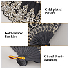 5Pcs 5 Colors Plastic Folding Fan AJEW-CN0003-90-5