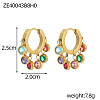 304 Stainless Steel Chandelier Earrings STAS-OY003-66G-2