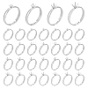 32Pcs 4 Styles 304 Stainless Steel Cuff Ring Components STAS-UN0064-46-1