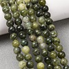 Natural Chinese Jade Beads Strands G-F363-6mm-13
