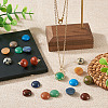 20Pcs Natural & Synthetic Mixed Gemstone Cabochons G-TA0002-76A-7