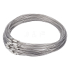 Unicraftale Stainless Steel Wire Necklace Cord DIY Jewelry Making TWIR-UN0001-03A-23-1