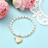 5Pcs Natural Shell Locket Pendants KK-SZ0006-51-6