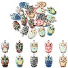 20Pcs 10 Styles Alloy Enamel Pendants ENAM-YW0006-95-1