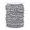 Aluminium Textured Curb Chains CHA-T001-45S-1