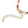 Dyed Natural Agate Beaded Bracelets BJEW-JB05932-3