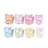 Luminous Opaque UV Plating Acrylic Beads OACR-Q204-17-2