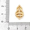 Gourd Brass Micro Pave Clear Cubic Zirconia Box Clasps LS-KK-U051-01G-05-4