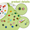 46Pcs 23 Styles Natural & Synthetic Mixed Gemstone Cabochons G-FH0002-52-4