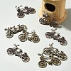 8Pcs 4 Styles Tibetan Style Alloy Pendants FIND-FS0002-59-8