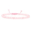 Adjustable Women's Rose Quartz Beaded Bracelet LS-CN3407-48-1