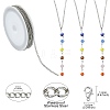 DIY Natural & Synthetic Mixed Gemstone Necklaces Dangle Earrings Making Kit DIY-YW0008-59-3
