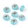 Opaque Resin European Beads RESI-T057-29E-1