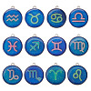 12Pcs 12 Constellations Epoxy Resin Pendants FIND-TAC0027-38-2