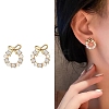 Alloy Rhinestone Earrings for Women WG80053-07-1