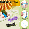 10Pcs 10 Colors Hollow Pipe PVC Tubular Synthetic Rubber Cord DIY-BC00002-4