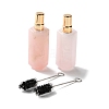 Natural Rose Quartz Perfume Bottle G-B131-04B-01-2