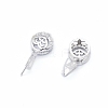 925 Sterling Silver Pendant Ice Pick Pinch Bails STER-I017-067P-2