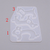 Animal Keychain Silicone Molds DIY-WH0181-58-1