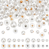 WADORN 100Pcs 10 Style Resin Imitation Pearl Shank Buttons BUTT-WR0001-13-1