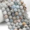 Natural Aquamarine Beads Strands G-F591-29A-10mm-02-1