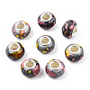 Opaque Resin European Beads RPDL-T003-09J-3