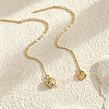 304 Stainless Steel Tassel Ear Thread for Women WG27079-01-3