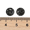 304 Stainless Steel Textured Disc Charms STAS-Q336-11A-B-3