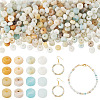 2 Strands 2 Styles Natural Flower Amazonite Beads Strands G-TA0003-07-1