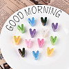 UV Plating Opaque Acrylic European Beads OACR-M027-03V-1