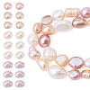 2 Strands Natural Cultured Freshwater Pearl Beads Strands PEAR-TA0001-31-2