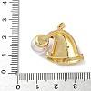Christmas Brass Micro Pave Cubic Zirconia Enamel Pendants LS-KK-K305-10A-G-3