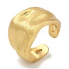 Rack Plating Brass Cuff Finger Rings for Women RJEW-C114-13I-G-1