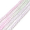 Transparent Gradient Color Glass Beads Strands X1-GLAA-H021-01B-02-2