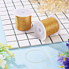 2 Rolls Round PET Metallic Thread MCOR-TADJ0001-01A-01-4