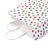 Polka Dot Print Paper Packing Tote Bags CARB-R001-01A-3