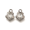 201 Stainless Steel Charms STAS-F311-06P-01-1