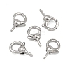 SHEGRACE Brass Spring Ring Clasps XGRQ58507-786P-1
