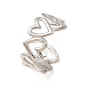 304 Stainless Steel Cuff Open Rings for Women SA-CBA4160-30P-4