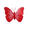 PVC Plastic Butterfly Decorations DJEW-WH0012-05D-1