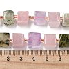 Natural Amethyst & Citrine & Prehnite & Quartz Crystal & Rose Quartz Beads Strands G-G053-B14-01C-5