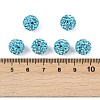 Polymer Clay Rhinestone Beads RB-H258-HD10mm-202-3