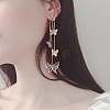 48Pcs 8 Style Alloy Open Back Bezel Pendants FIND-CW0001-13-8