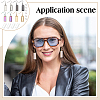 DIY Blank Rectangle 304 Stainless Steel Dangle Earrings Making Kit DIY-PH0022-95-6