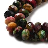 Natural Rainbow Tiger Eye Beads Strands G-NH0002-D03-04-4