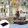 Rectangle MDF Jewelry Trays for Earrings RDIS-WH0011-28-7