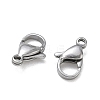 304 Stainless Steel Lobster Claw Clasps SA-CBAF1D5-25P-B-2
