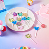 12pcs 3 styles Luminous Transparent Resin Cartoon Big Pendants CRES-TA0001-41-6
