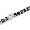 Acrylic & Glass & ABS Plastic Pearl & Alloy & Polymer Clay Pave Rhinestone Beads Strands MAK-T011-08A-3